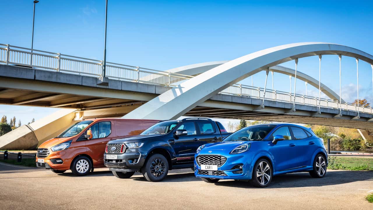 Ford Range of Vehicles Car Pickup Van