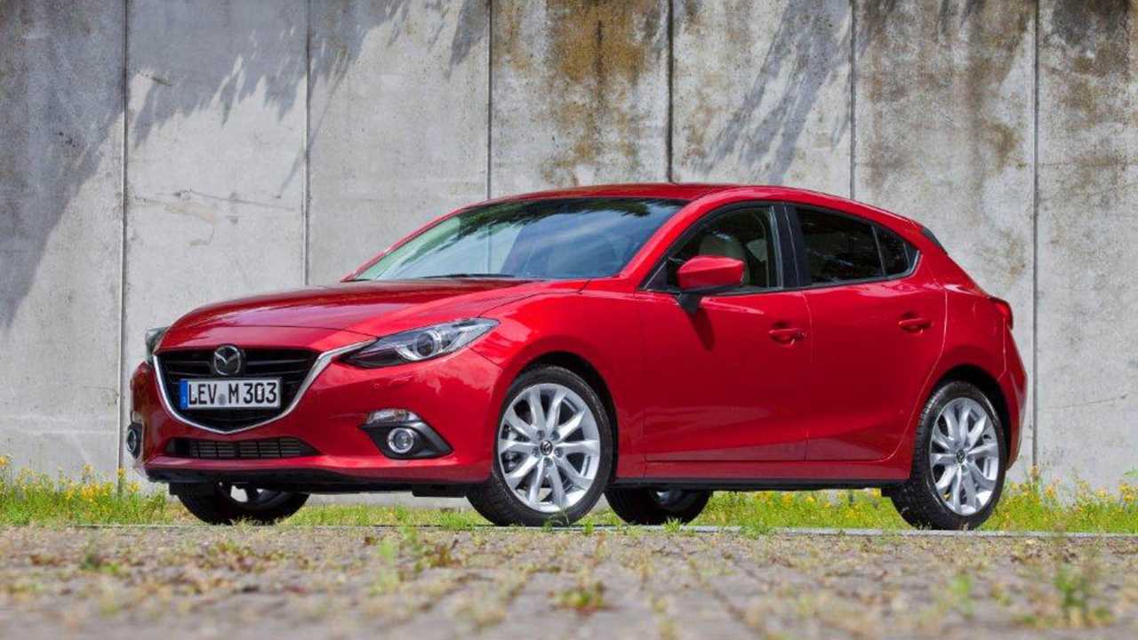 Red Mazda 3 Exterior Front Static