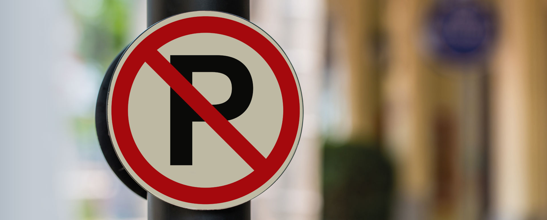 No parking sign