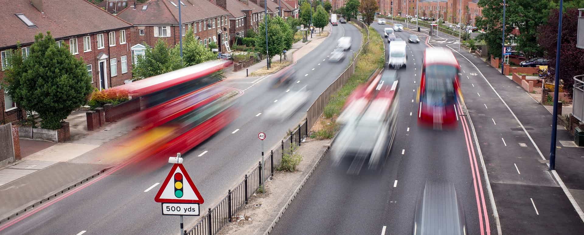 Red Route in City