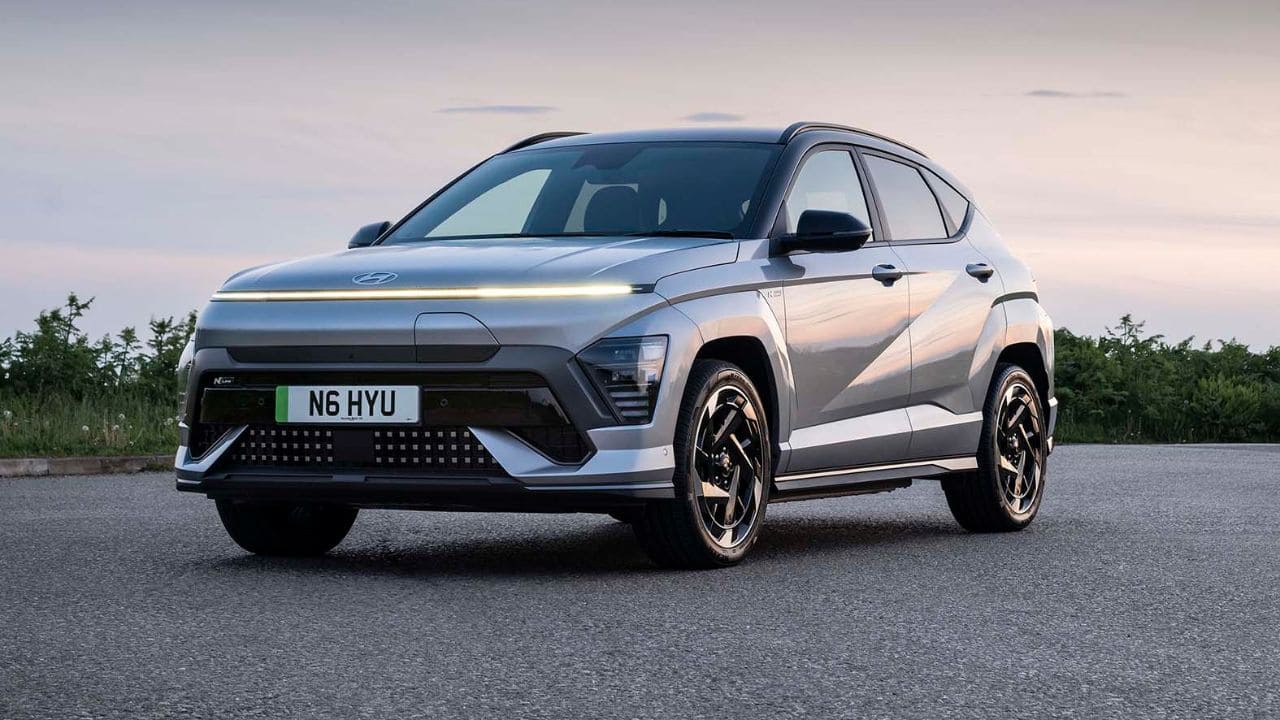 Silver Hyundai KONA