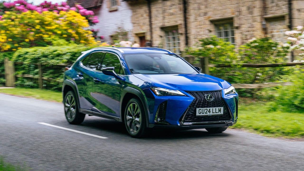 Blue Lexus UX