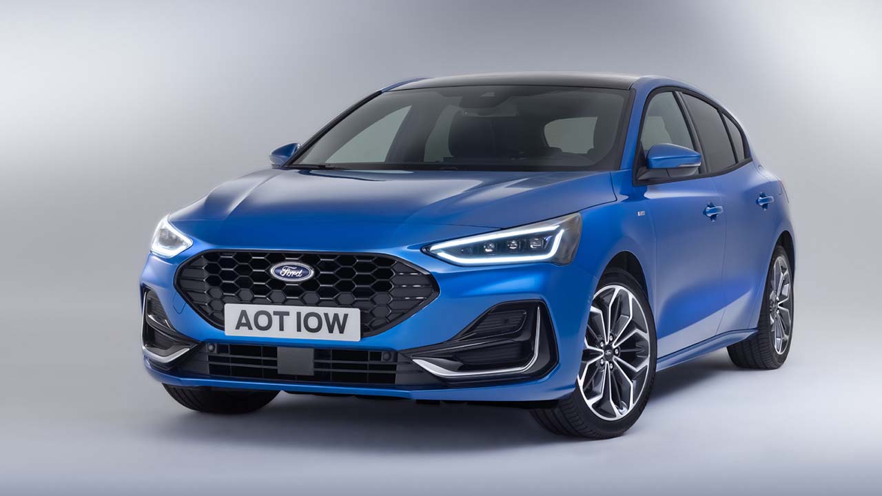 Blue 2021 Ford Focus