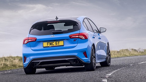 Ford Focus ST Performance Edition, rear driving shot