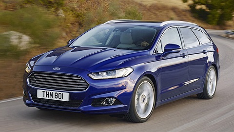 Blue Ford Mondeo Estate
