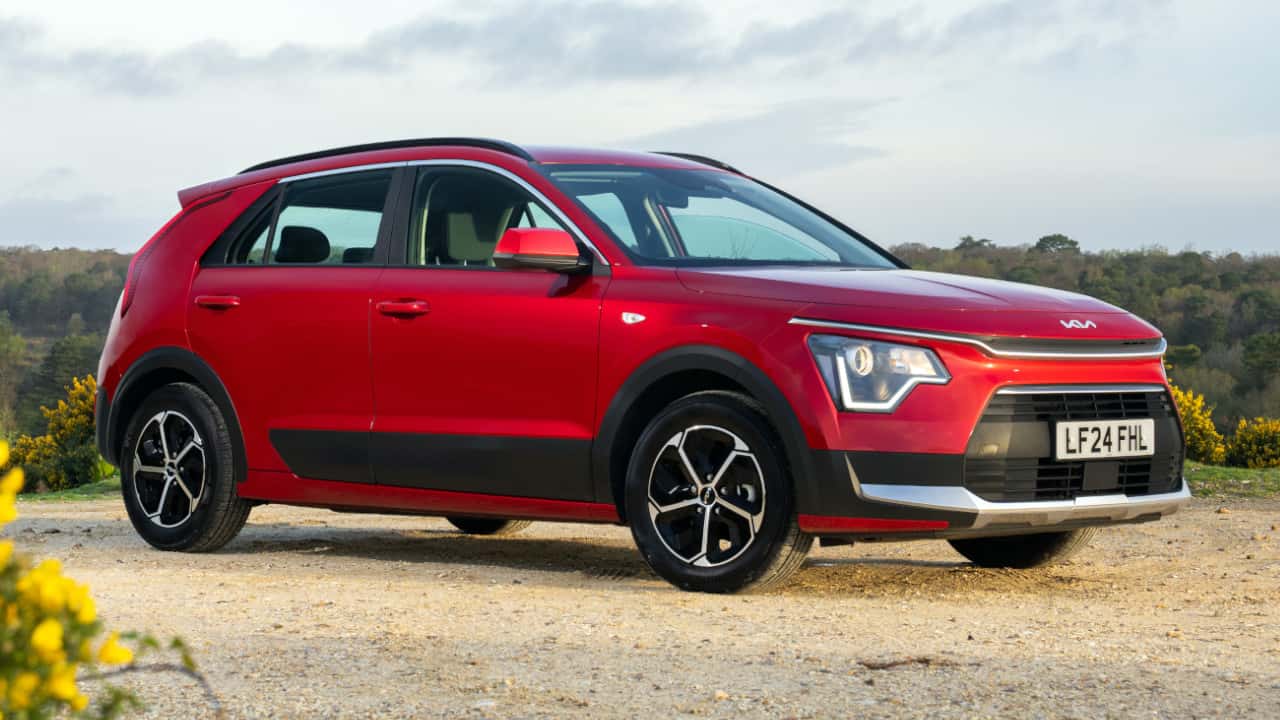 Kia Niro Side Profile Alternate in Red