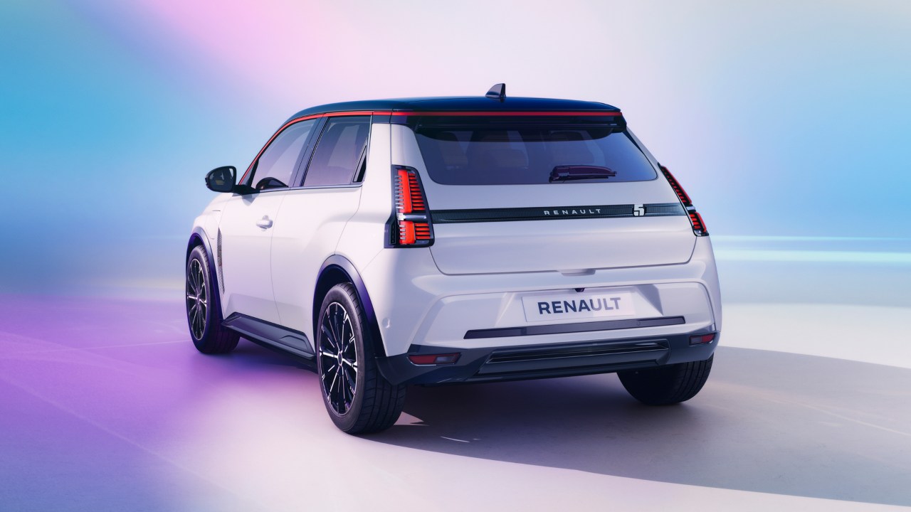 Renault 5 rear white