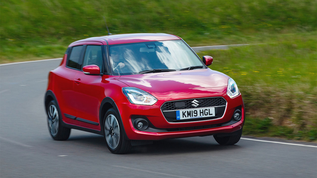 Red Suzuki Swift