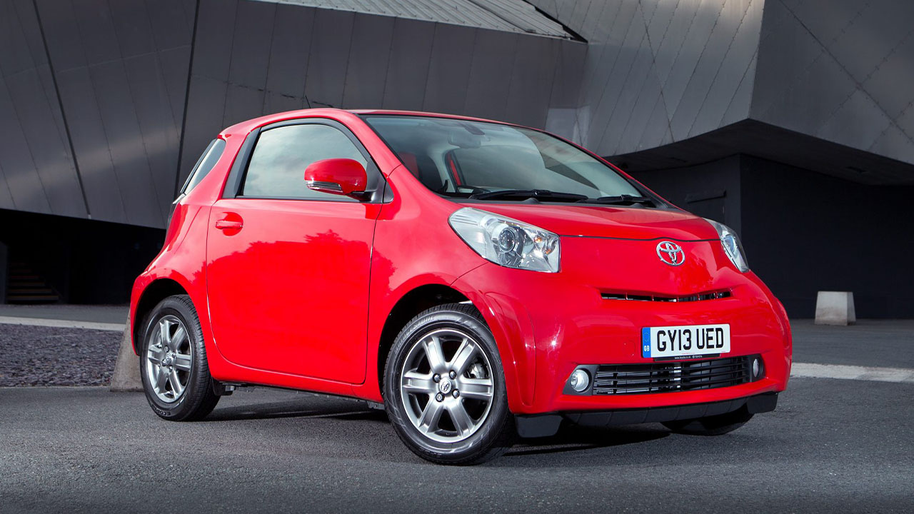 Red Toyota iQ