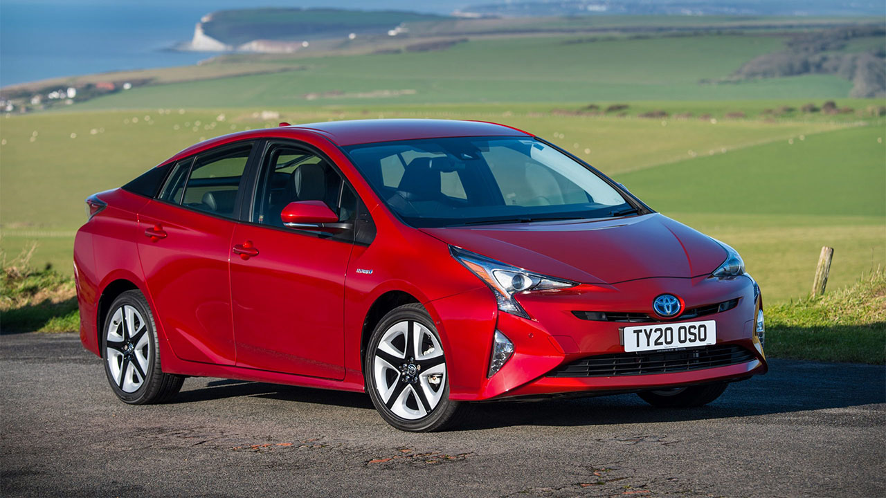 Red Toyota Prius