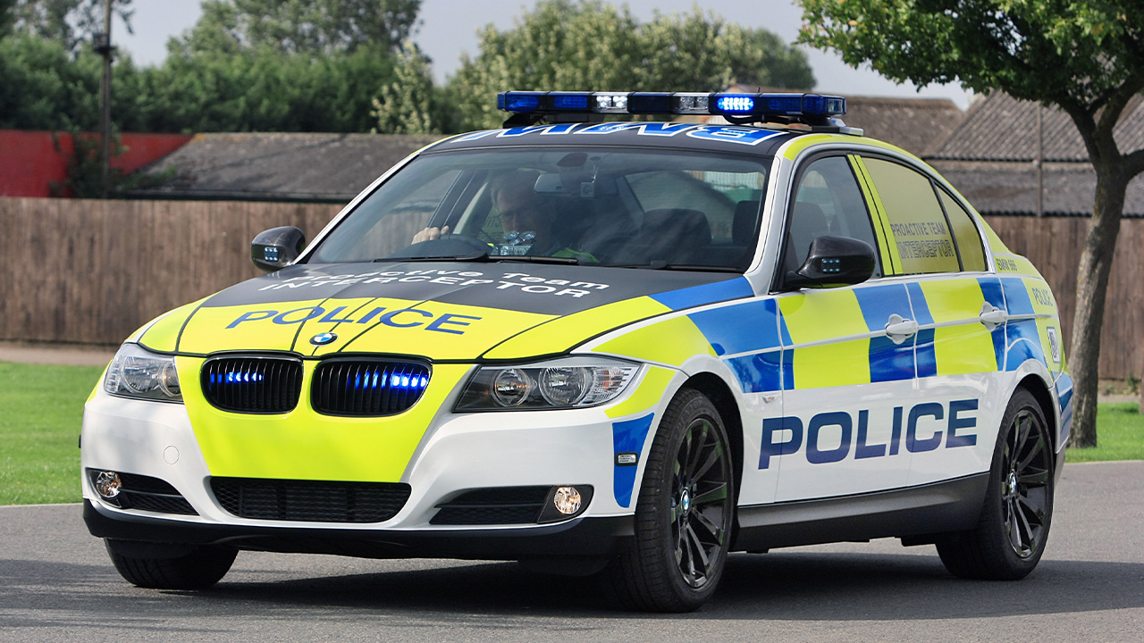 BMW 3 Series, police car