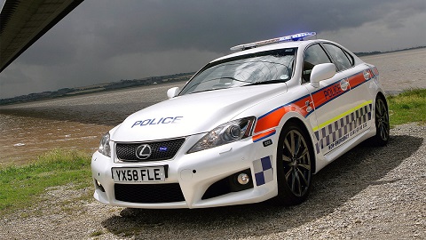 Lexus IS-F police car