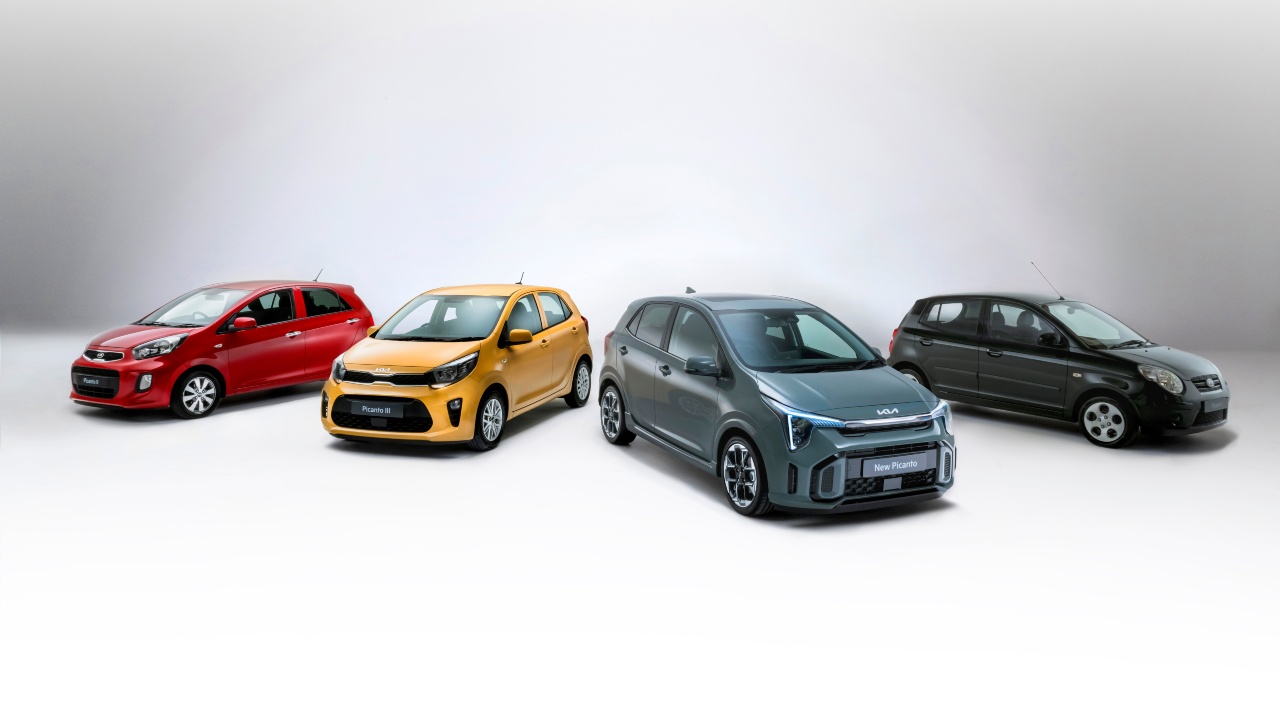 All generations of Kia Picanto 