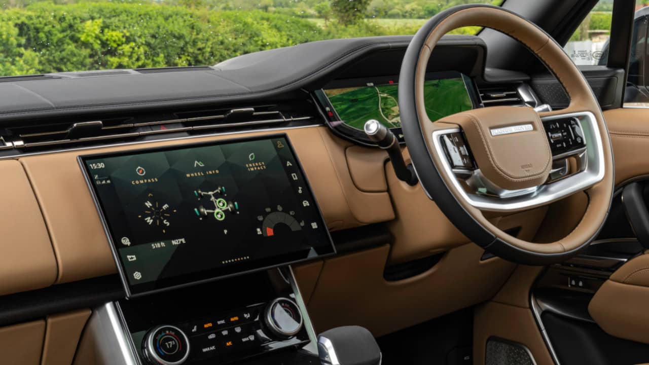 Range Rover Interior Sand Colour Leather