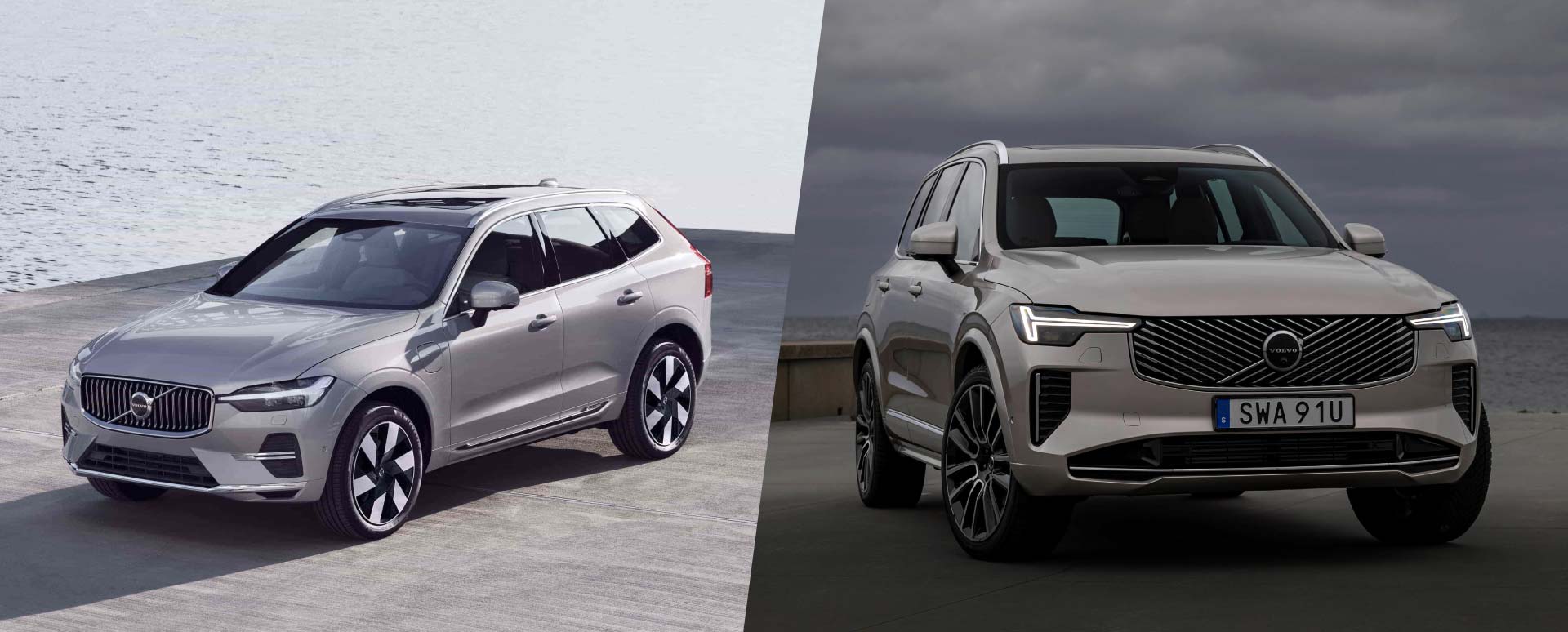 Volvo XC60 vs Volvo XC90 Comparison 50/50