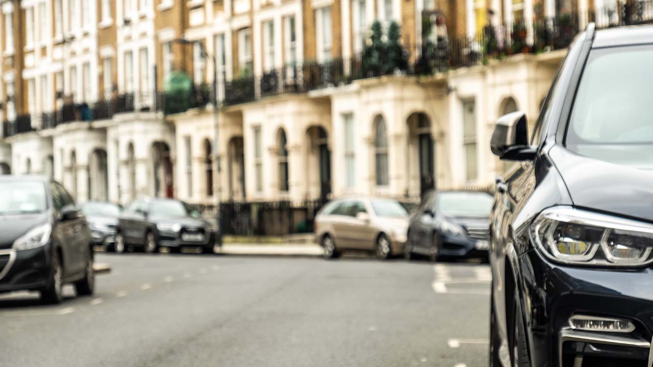 Car Parked On City Street