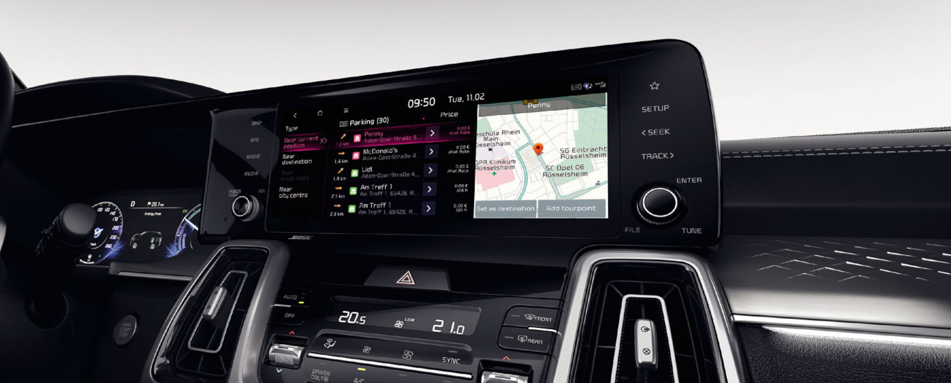 Infotainment System Touch Screen