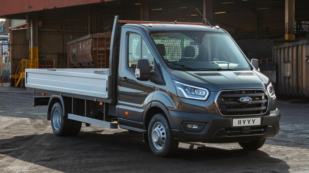 Ford Transit, Chassis Cab, front quarter shot
