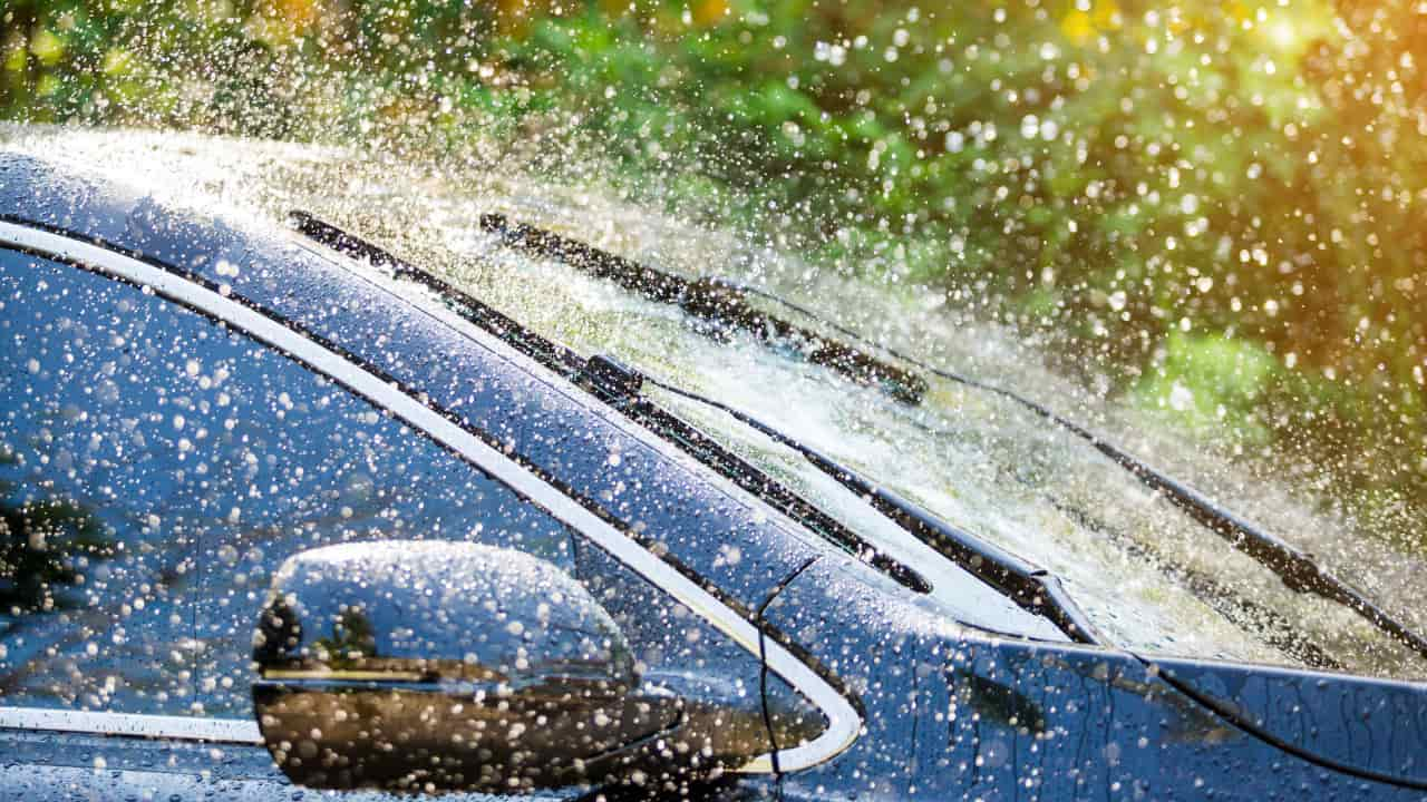 Rain on Windscreen