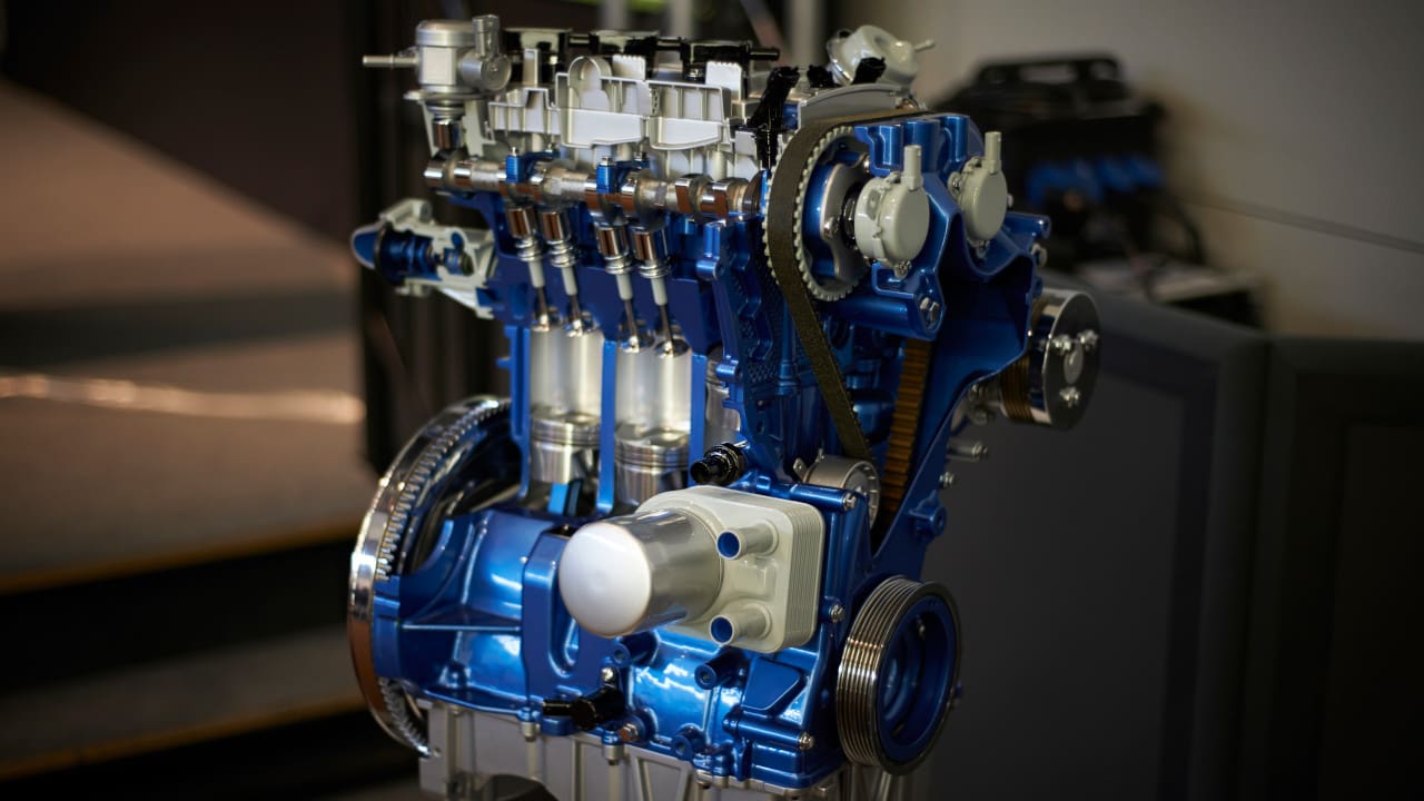 Ford EcoBoost Engine in Room