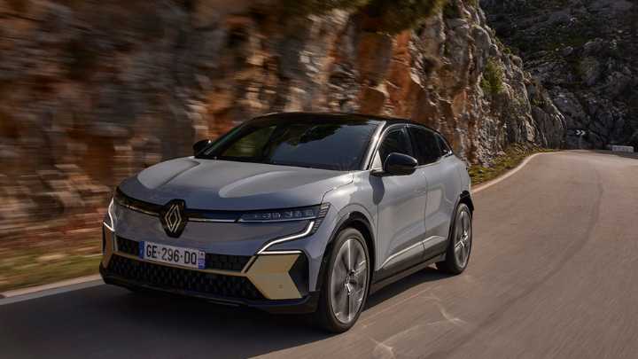 Gray Renault Mégane E-Tech