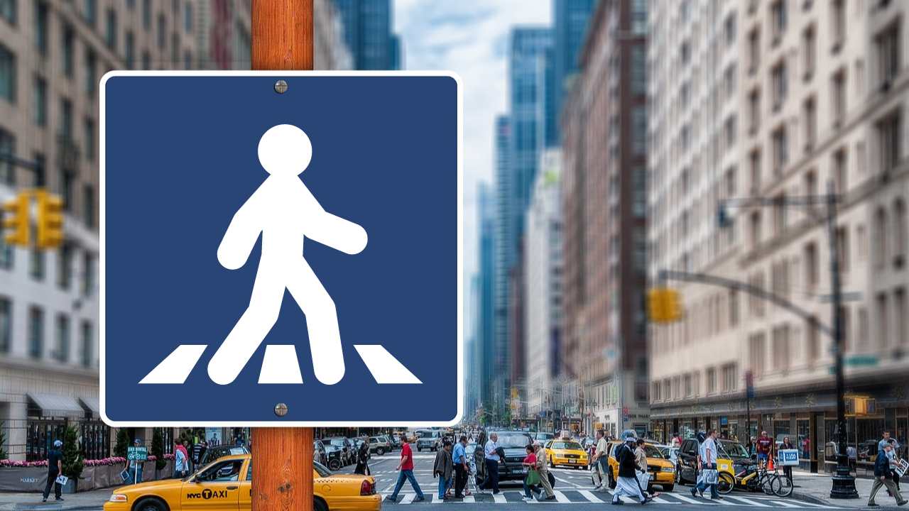 Pedestrian Sign