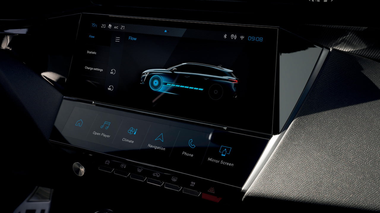 Peugeot i-Cockpit Touchscreen