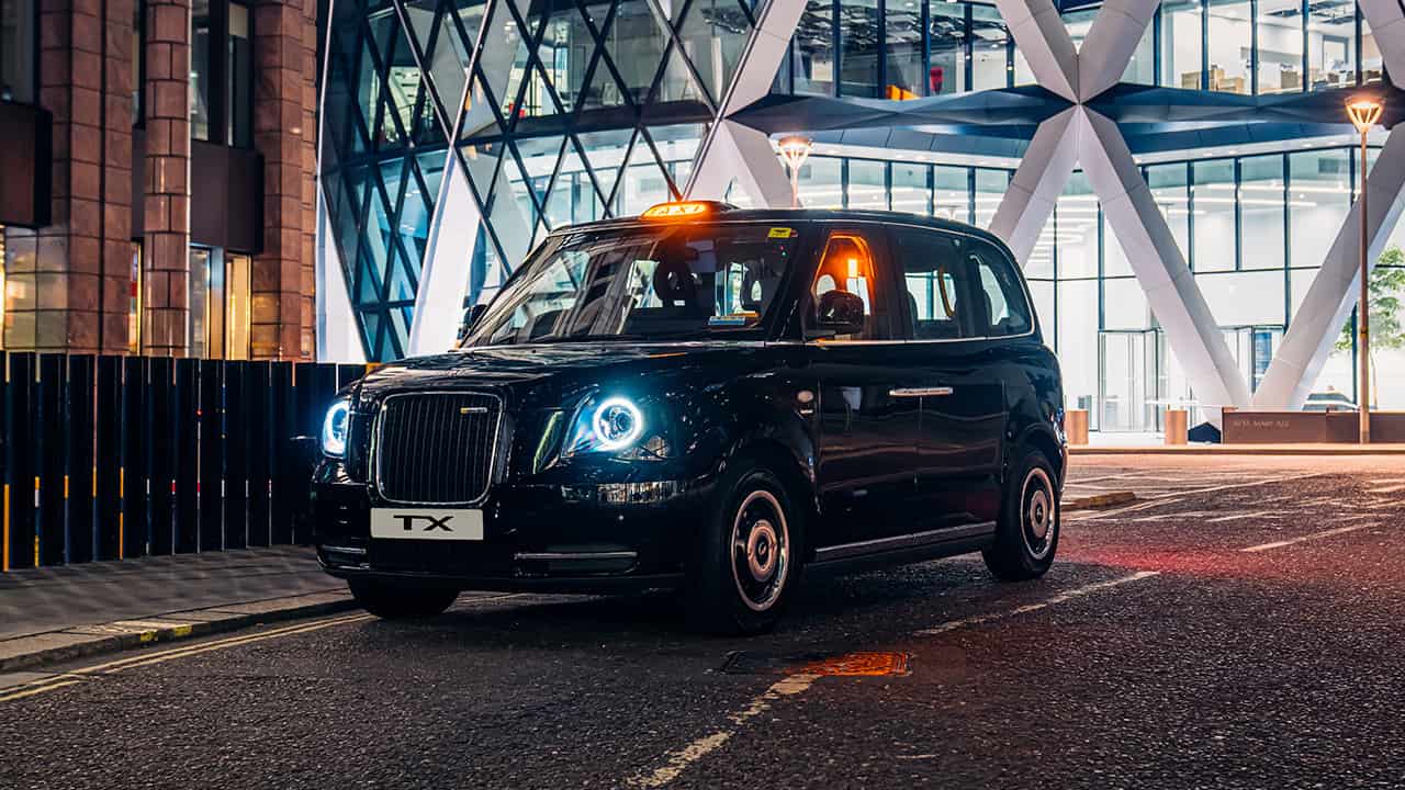 London Taxi Front