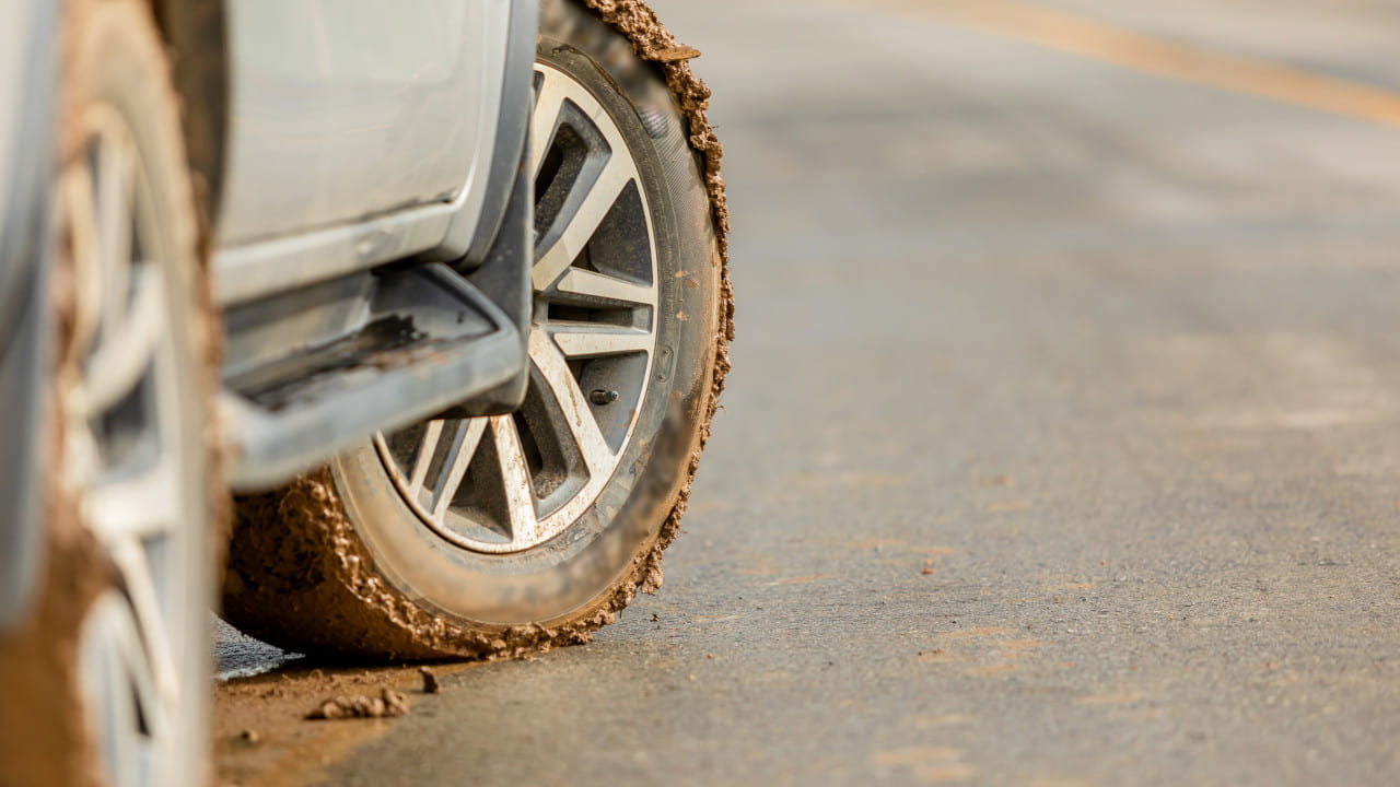 Muddy Tyre