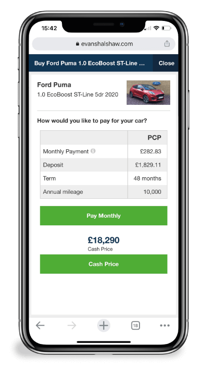 Choosing How to Pay for a Used Car Online