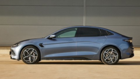 BYD Seal Side Profile in Grey