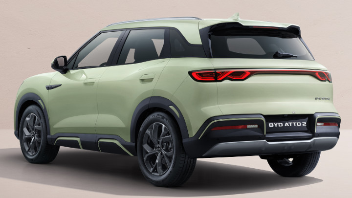 BYD ATTO 2 rear side angle