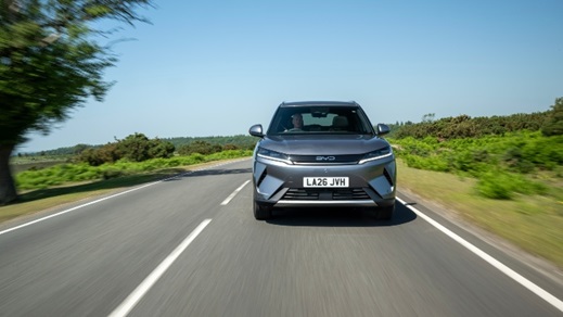 BYD ATTO 2 front straight grey