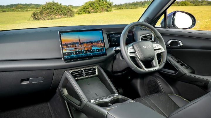 BYD ATTO 2 interior black