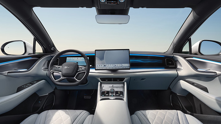 Light Grey BYD SEALION 7 Interior