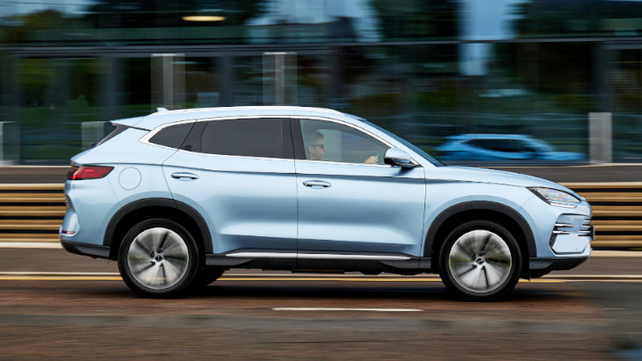 BYD SEAL U DM-i Side Profile Driving