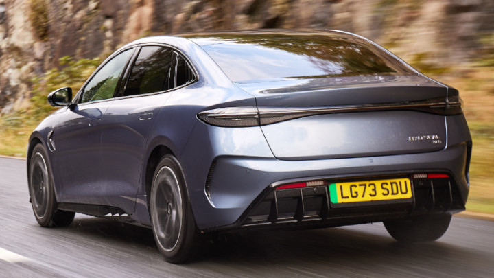 BYD Seal Rear Angle Driving