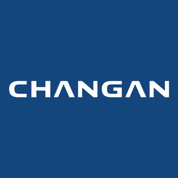 Changan Logo on Blue Background