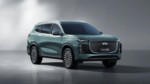 Dark Green Chery Tiggo 8 Static Image