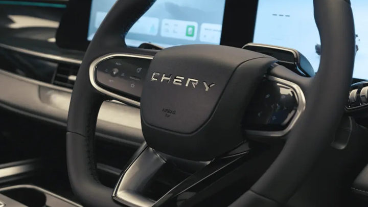 Cherry Tiggo 7 Steering Wheel Close Up