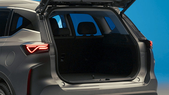 Grey Chery Tiggo 7 Open Boot