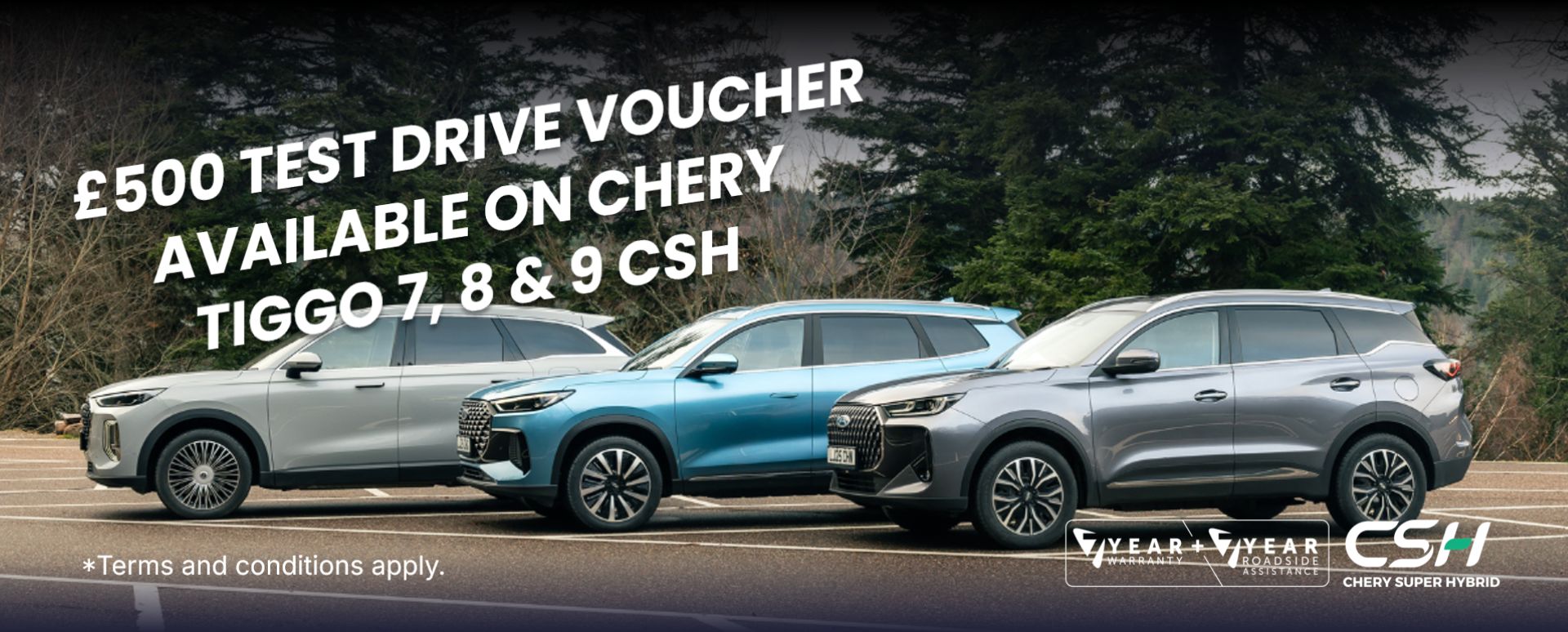 Side View of Chery Tiggo 7, 8 and 9 Line Up