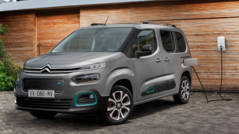 Citroen E-Berlingo Charging