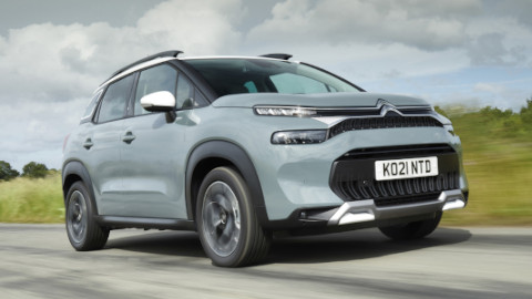 Grey Citroen C3 Aircross Exterior Front Driving