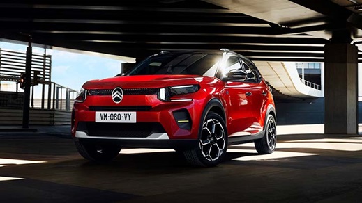 Red Citroen C3 Parked in Car Park