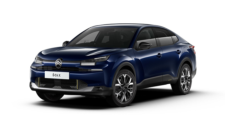 Blue Citroën ë-C4 X Max Trim
