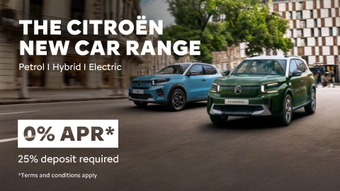 0% APR* CitroΓ«n Offers | New C3 & Aircross Range
