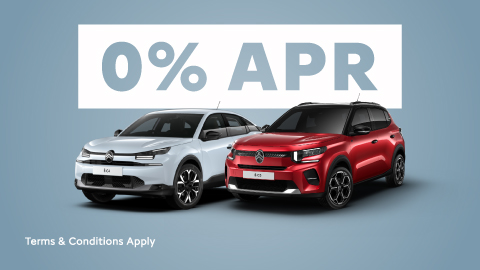 Take advantage of our amazing offers, available right across the Citroen new car range.