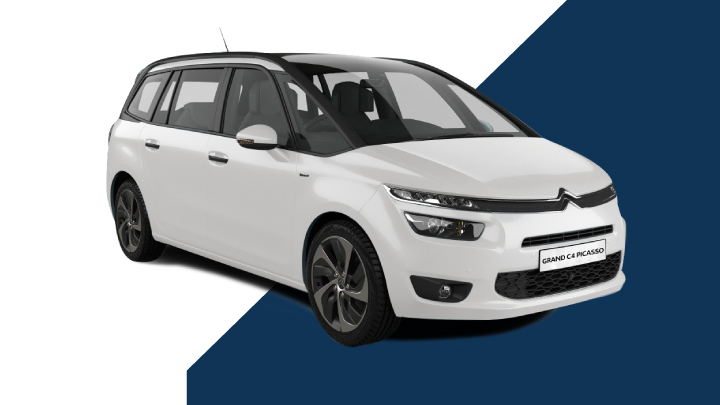 white citroen c4 grand picasso