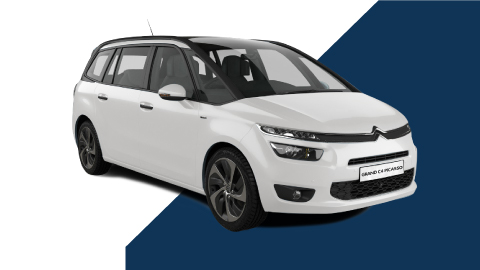 white citroen c4 grand picasso